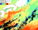 NOAA人工衛星画像:黒潮域, 1週間合成画像(2026/06/09～2026/06/15UTC)