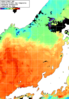 NOAA人工衛星画像:日本海, 1日合成画像(2026/06/15UTC)