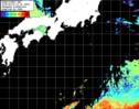NOAA人工衛星画像:黒潮域, パス=20260616 12:24 UTC