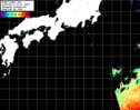 NOAA人工衛星画像:黒潮域, パス=20260617 12:01 UTC