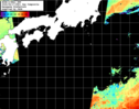 NOAA人工衛星画像:黒潮域, 1日合成画像(2026/06/17UTC)