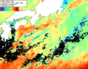 NOAA人工衛星画像:黒潮域, 1週間合成画像(2026/06/12～2026/06/18UTC)