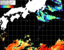 NOAA人工衛星画像:黒潮域, パス=20260619 12:45 UTC