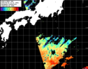 NOAA人工衛星画像:黒潮域, パス=20260620 12:21 UTC