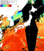 NOAA人工衛星画像:日本全域, 1日合成画像(2026/07/18UTC)