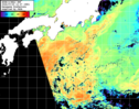NOAA人工衛星画像:黒潮域, パス=20260720 12:27 UTC