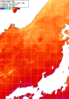 NOAA人工衛星画像:日本海, 1週間合成画像(2026/07/14～2026/07/20UTC)