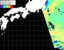 NOAA人工衛星画像:黒潮域, パス=20260721 11:58 UTC