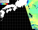 NOAA人工衛星画像:黒潮域, パス=20260721 12:02 UTC