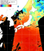 NOAA人工衛星画像:日本全域, 1日合成画像(2026/07/27UTC)