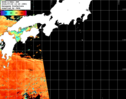 NOAA人工衛星画像:黒潮域, パス=20260729 13:29 UTC