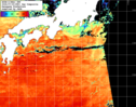 NOAA人工衛星画像:黒潮域, 1日合成画像(2026/07/30UTC)