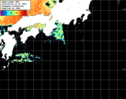 NOAA人工衛星画像:黒潮域, パス=20260806 13:15 UTC