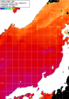NOAA人工衛星画像:日本海, 1日合成画像(2026/08/06UTC)
