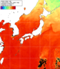 NOAA人工衛星画像:日本全域, 1週間合成画像(2026/08/02～2026/08/08UTC)