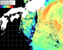 NOAA人工衛星画像:黒潮域, パス=20260808 01:04 UTC