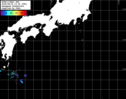 NOAA人工衛星画像:黒潮域, パス=20260809 13:38 UTC