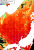 NOAA人工衛星画像:日本海, 1日合成画像(2026/08/10UTC)