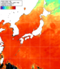 NOAA人工衛星画像:日本全域, 1週間合成画像(2026/08/23～2026/08/29UTC)
