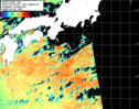 NOAA人工衛星画像:黒潮域, 1日合成画像(2026/08/29UTC)