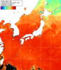 NOAA人工衛星画像:日本全域, 1週間合成画像(2026/08/24～2026/08/30UTC)