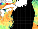 NOAA人工衛星画像:黒潮域, 1日合成画像(2026/09/01UTC)