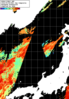 NOAA人工衛星画像:日本海, 1日合成画像(2026/09/08UTC)