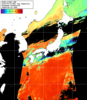 NOAA人工衛星画像:日本全域, 1日合成画像(2026/09/10UTC)