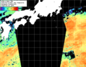 NOAA人工衛星画像:黒潮域, 1日合成画像(2026/09/12UTC)