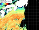 NOAA人工衛星画像:黒潮域, 1日合成画像(2026/09/13UTC)