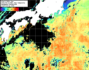 NOAA人工衛星画像:黒潮域, 1日合成画像(2026/09/14UTC)