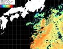 NOAA人工衛星画像:黒潮域, パス=20260915 00:58 UTC