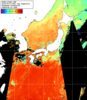 NOAA人工衛星画像:日本全域, 1日合成画像(2026/09/17UTC)