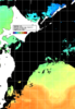 NOAA人工衛星画像:親潮域, 1日合成画像(2025/05/31UTC)