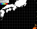 ひまわり人工衛星:黒潮域,03:59JST,1時間合成画像