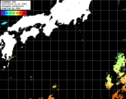 ひまわり人工衛星:黒潮域,10:59JST,1時間合成画像