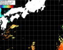 ひまわり人工衛星:黒潮域,13:59JST,1時間合成画像