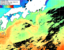 NOAA人工衛星画像:黒潮域, 1日合成画像(2025/06/03UTC)
