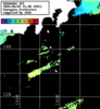 ひまわり人工衛星:神奈川県近海,00:59JST,1時間合成画像