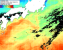 NOAA人工衛星画像:黒潮域, 1日合成画像(2025/06/07UTC)