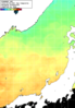 NOAA人工衛星画像:日本海, 1日合成画像(2025/06/08UTC)