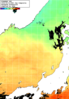 NOAA人工衛星画像:日本海, 1日合成画像(2025/06/12UTC)