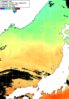 NOAA人工衛星画像:日本海, 1日合成画像(2025/06/13UTC)