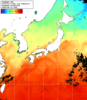 NOAA人工衛星画像:日本全域, 1日合成画像(2025/06/17UTC)