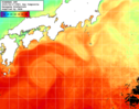 NOAA人工衛星画像:黒潮域, 1日合成画像(2025/06/17UTC)
