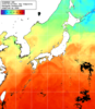 NOAA人工衛星画像:日本全域, 1日合成画像(2025/06/18UTC)