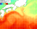 NOAA人工衛星画像:黒潮域, 1週間合成画像(2025/06/12～2025/06/18UTC)