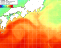 NOAA人工衛星画像:黒潮域, 1週間合成画像(2025/06/13～2025/06/19UTC)