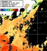 ひまわり人工衛星:神奈川県近海,00:59JST,1時間合成画像