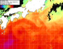 NOAA人工衛星画像:黒潮域, 1日合成画像(2025/06/21UTC)